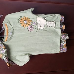 3Pc Peanuts Halter Top, T-Shirt & Skirt Set Size 5T